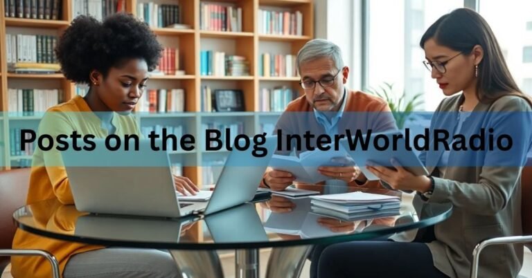 Posts on the Blog InterWorldRadio