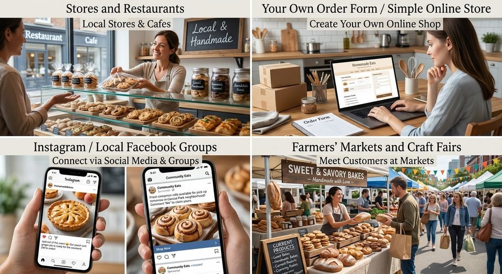 Where can you sell homemade food?